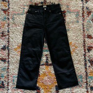 J. Crew Black Wide Leg Jeans